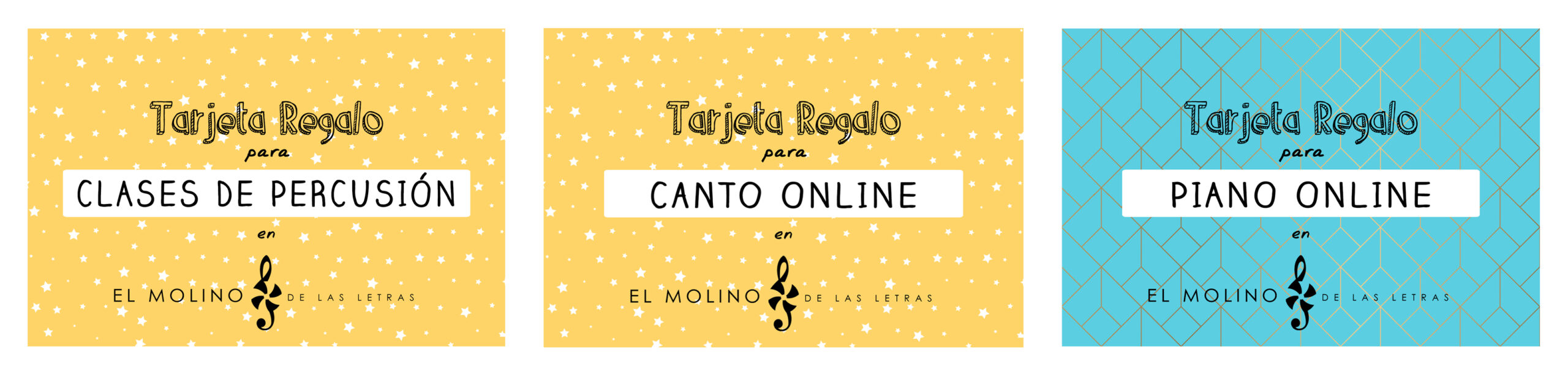 tarjeta regalo clases de piano online El Molino de Las Letras Madrid Escuela de Música y otras Artes