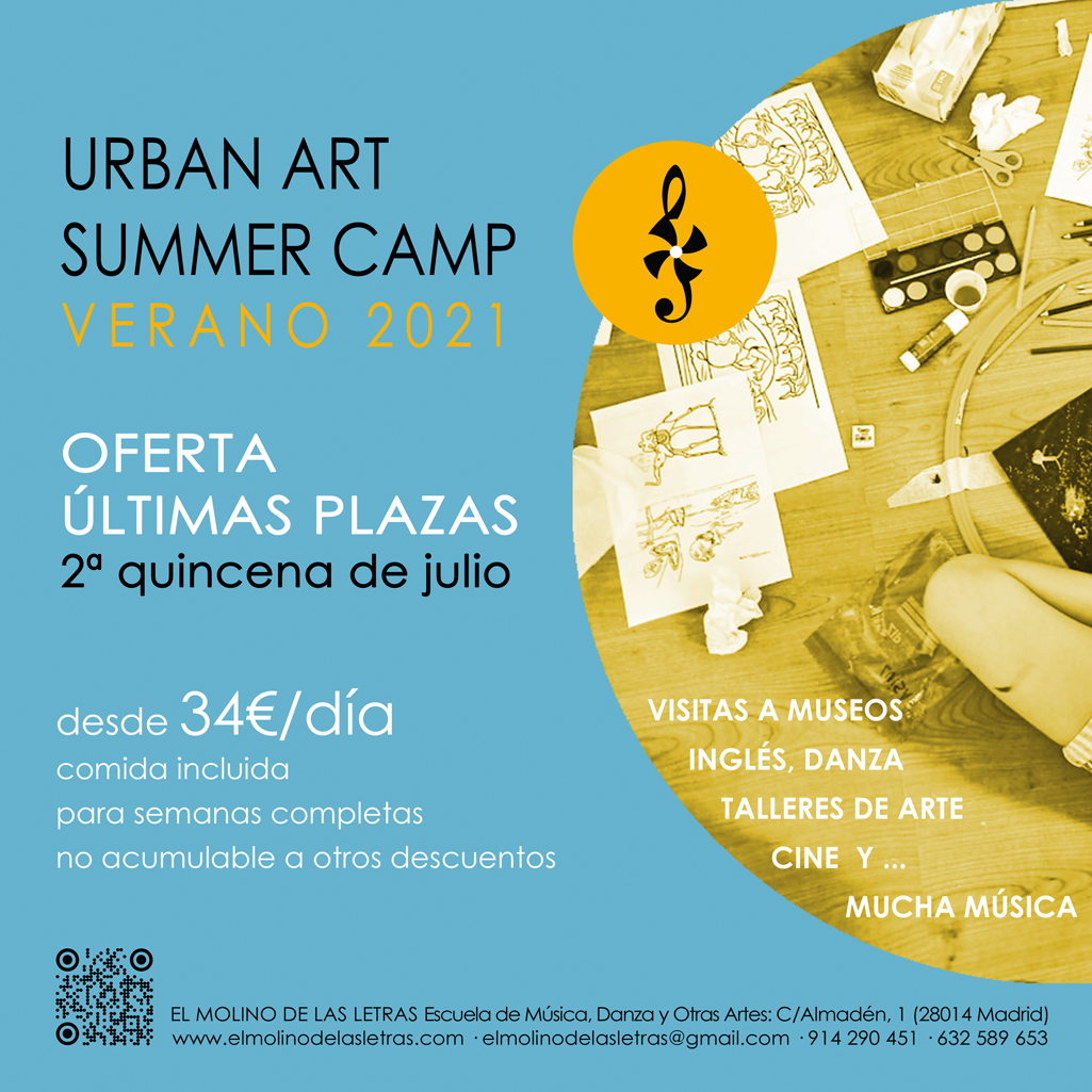 Urban Art Summer Camp - verano 2021 - segunda quincena de julio
